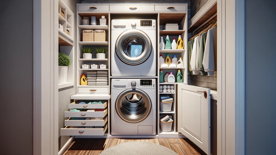 8 Clever Storage Solutions for Small Laundry Rooms at Home