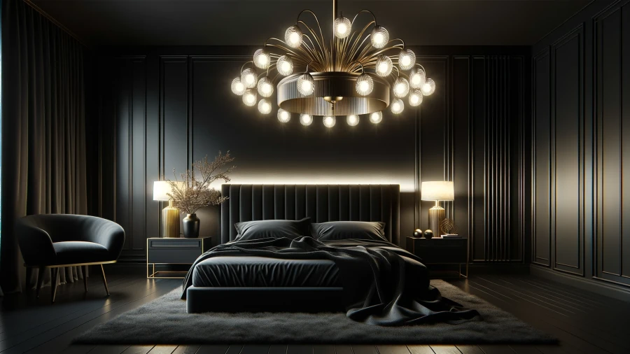 10 Sophisticated Black Bedrooms Showcasing the Elegance of Dark Colors