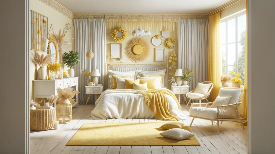 7 Bright Yellow Bedroom Concepts to Lift Your Spirits at Home
