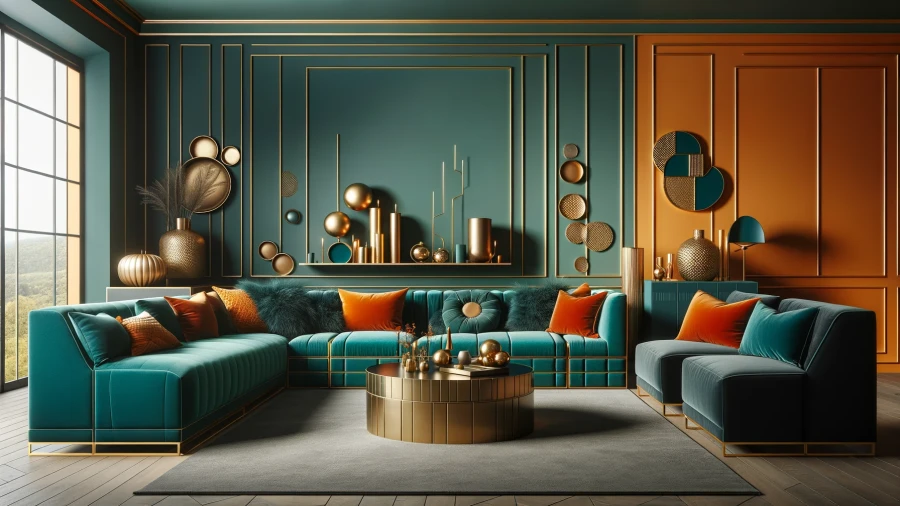 8 Striking Colors to Complement Orange Walls in Your Home