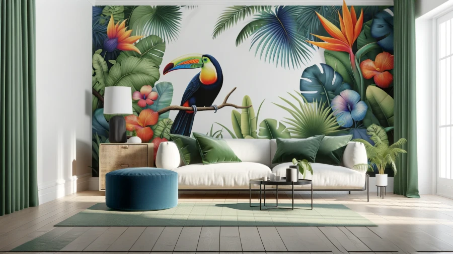 Transform Your Home with These 7 Tropical Jungle Wallpaper Concepts