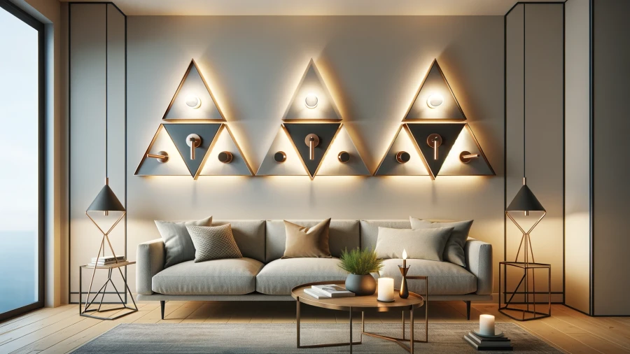 7 Creative Triangle-Inspired Home Lighting Designs