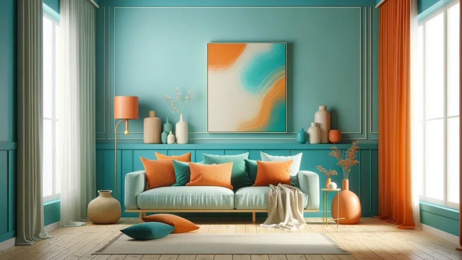 8 Striking Colors to Complement Orange Walls in Your Home