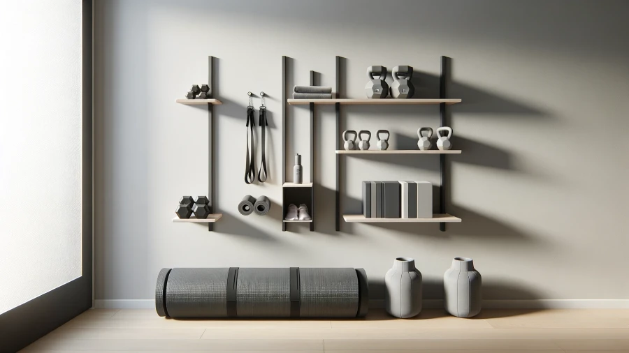 8 Clever Ways to Store Workout Equipment When It's Not in Use in your home