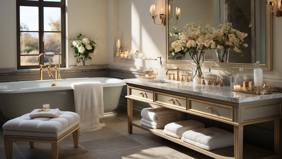 7 Opulent Bathroom Paint Hues