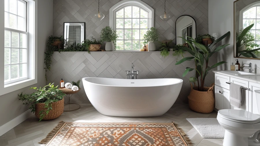 8 Gray-and-White Bathroom Concepts to Enhance Your Home's Sophistication