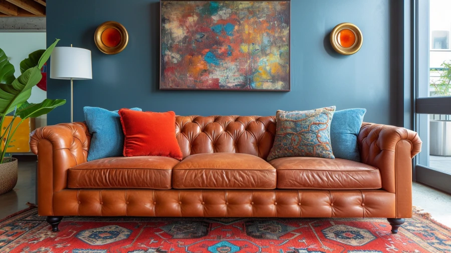 8 Stylish Living Room Concepts with Brown Couches for Your Home