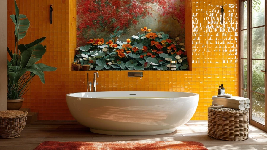 Transform Your Home with 7 Delightful Yellow Bathroom Design Concepts