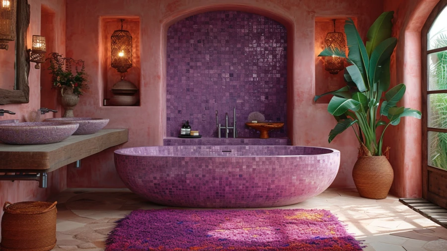 9 Mesmerizing Purple Bathroom Concepts to Elevate Your Home's Aesthetic