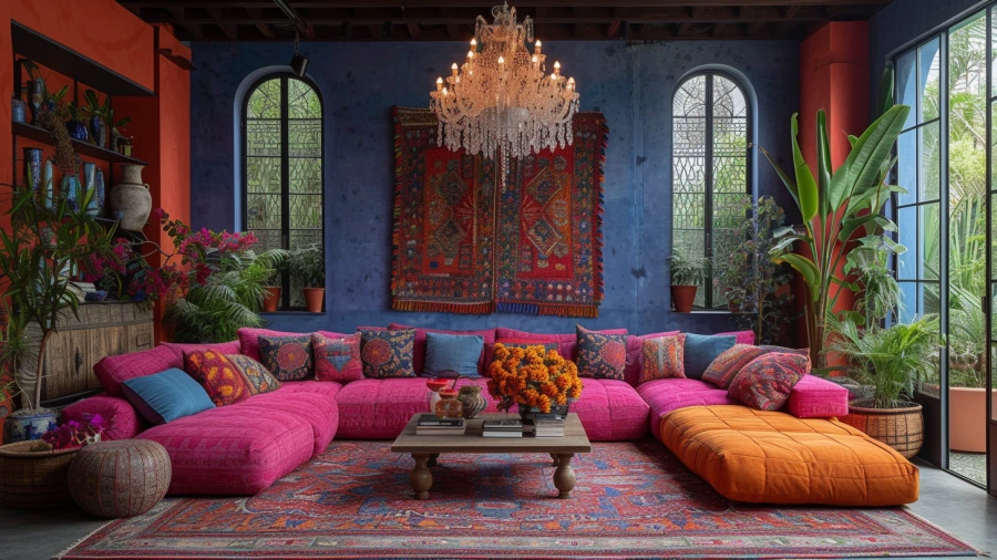 Enhance Your Living Room with 7 Coloured Chandelier Lighting Concepts