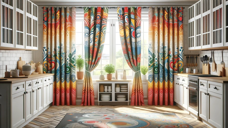 10 Kitchen Curtain Ideas for Colorful and Polished Spaces