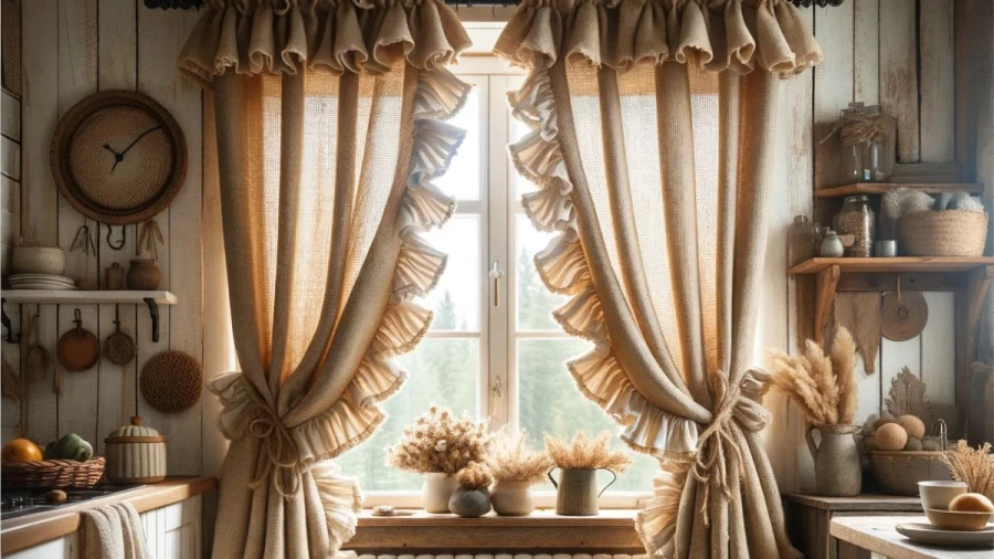 Enhance Your Home with 9 Rustic Farmhouse Curtain Ideas for Timeless Charm