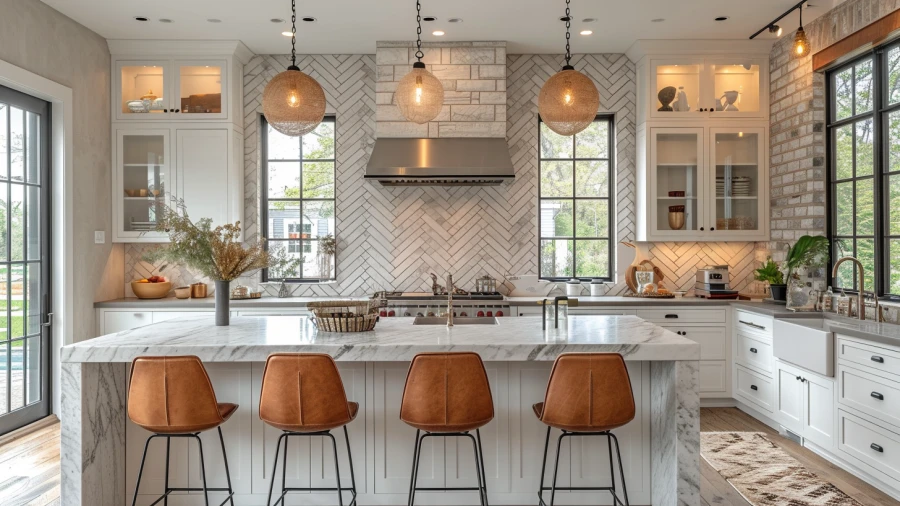 8 Beautiful Marble Backsplash Ideas for Elegant Kitchen Spaces