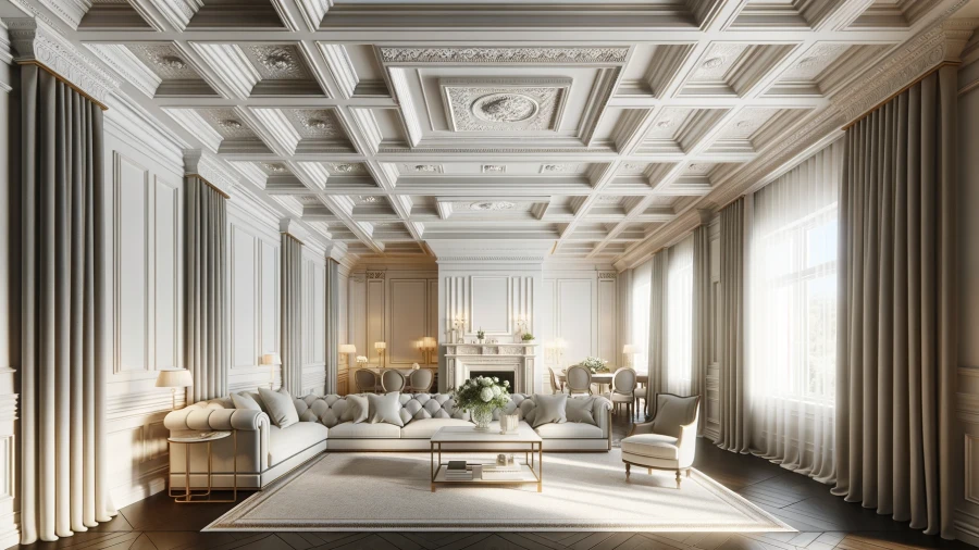 12 Statement-Making Coffered Ceiling Ideas for Any Room