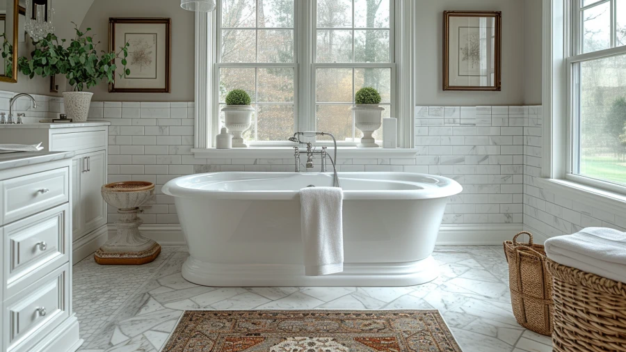 8 Gray-and-White Bathroom Concepts to Enhance Your Home's Sophistication