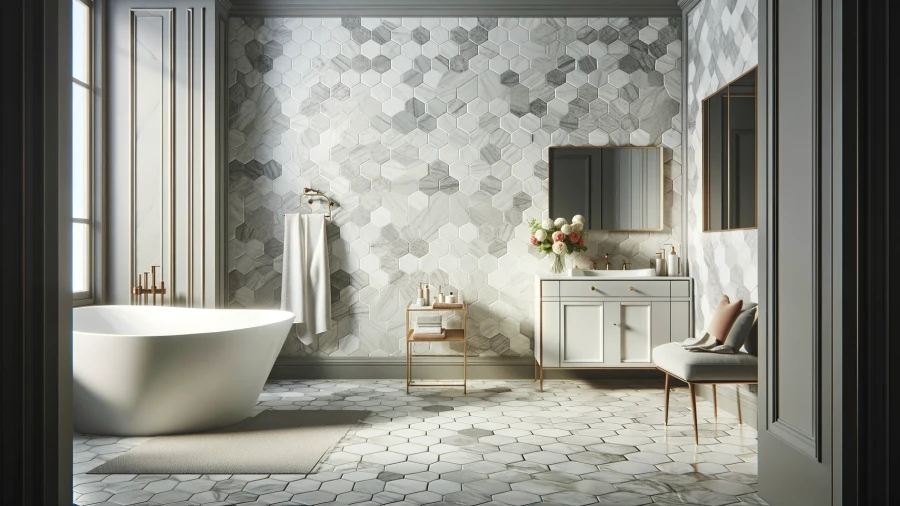 10 Vibrant and Neutral Bathroom Floor Tile Ideas for a Stylish Space