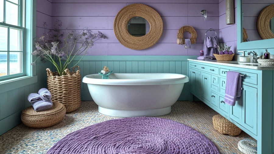 9 Mesmerizing Purple Bathroom Concepts to Elevate Your Home's Aesthetic