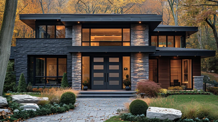 8 Stylish Black Front Door Inspirations for Your Home