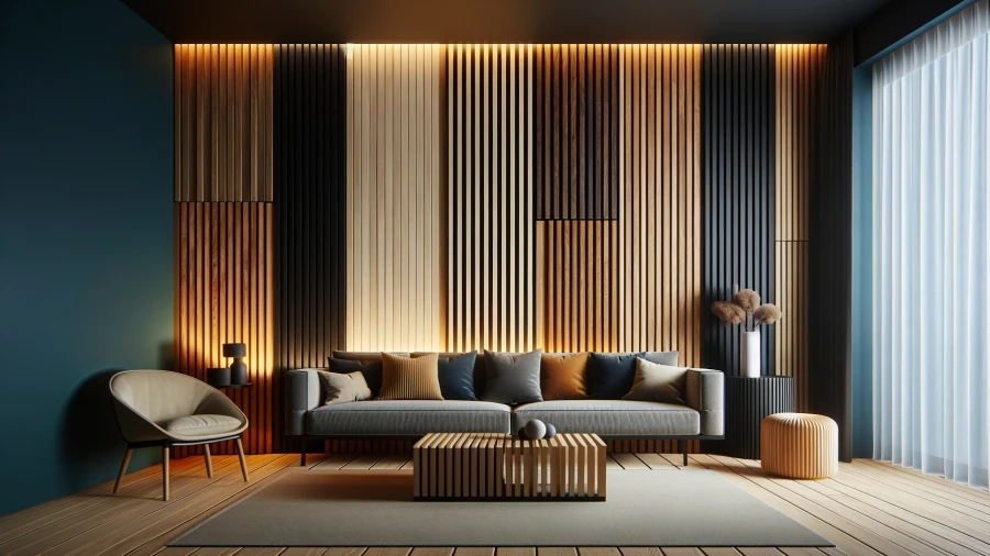 8 Stylish Wood Slat Accent Wall Concepts for a Striking Centerpiece in Any Room at Home