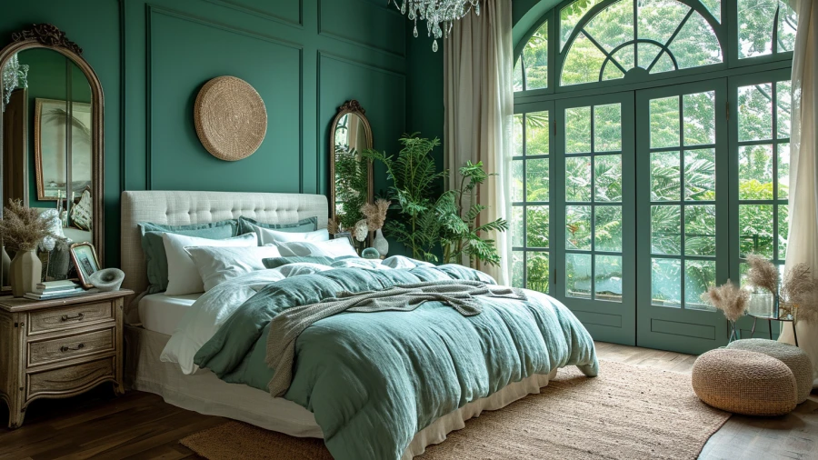 8 Stylish Dark Green Paint Shades Perfect for Bedroom in Your Home