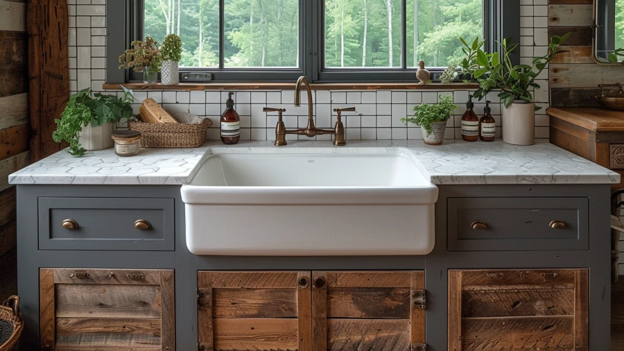 8 Charming Farmhouse Bathroom Inspirations for Your Residence