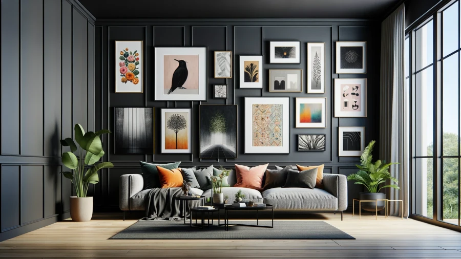 Transform Your Home with 8 Elegant Black Accent Wall Concepts