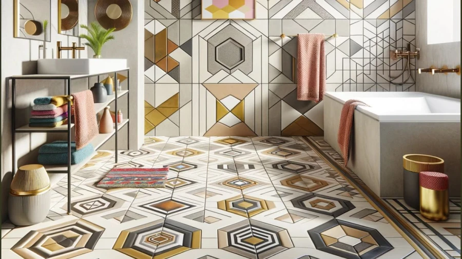 10 Vibrant and Neutral Bathroom Floor Tile Ideas for a Stylish Space