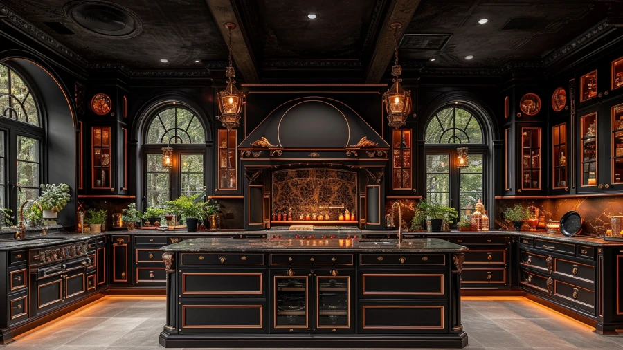 8 Striking and Atmospheric Dark Kitchen Cabinet Designs for Your Home