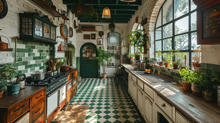8 Stylish Green Kitchen Ideas for Your Home, Blending Country to Modern