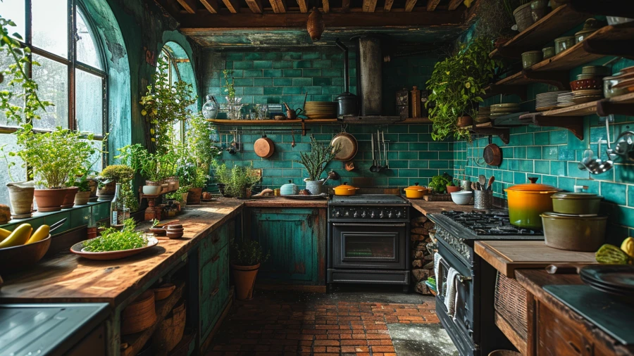 8 Stylish Green Kitchen Ideas for Your Home, Blending Country to Modern