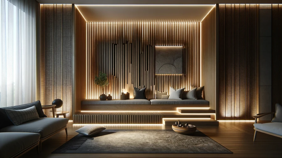 8 Stylish Wood Slat Accent Wall Concepts for a Striking Centerpiece in Any Room at Home