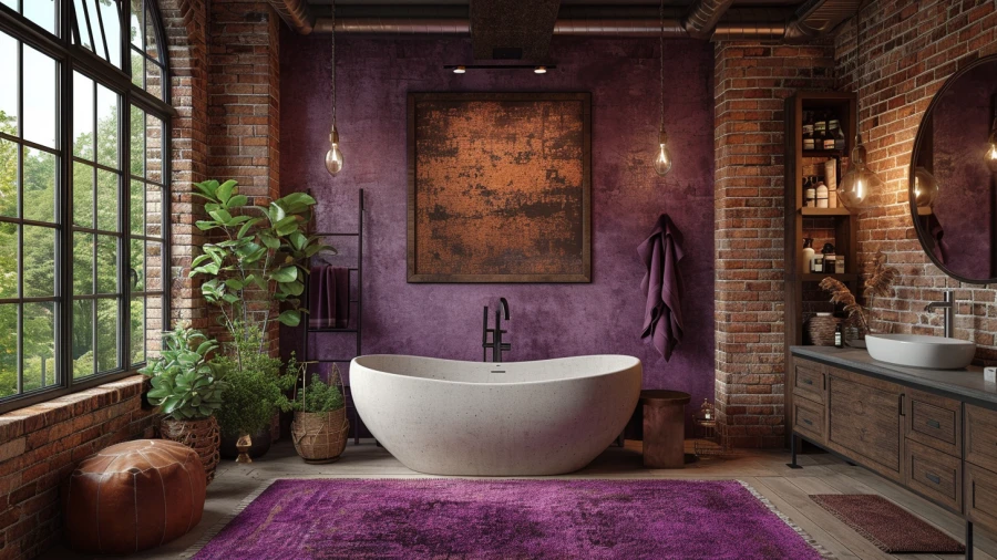 9 Mesmerizing Purple Bathroom Concepts to Elevate Your Home's Aesthetic