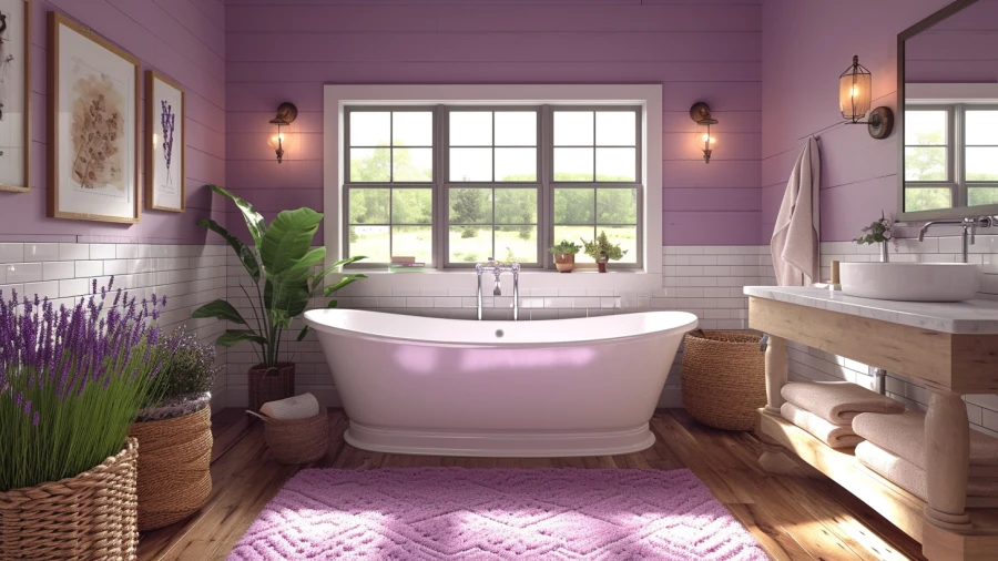 9 Mesmerizing Purple Bathroom Concepts to Elevate Your Home's Aesthetic