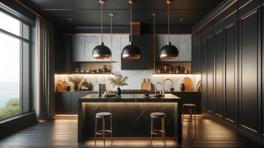 8 Stylish Black Kitchen Concepts to Elevate Your Home's Aesthetic