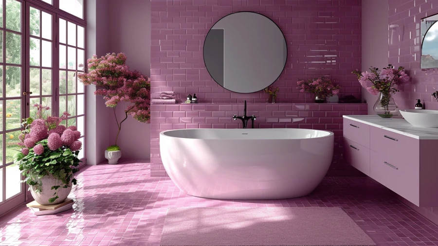 9 Mesmerizing Purple Bathroom Concepts to Elevate Your Home's Aesthetic