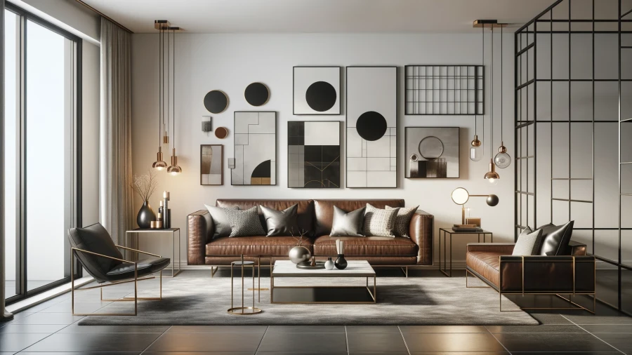 8 Stylish Living Room Concepts with Brown Couches for Your Home