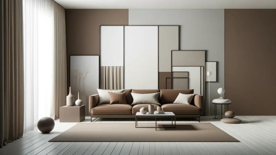 8 Stylish Living Room Concepts with Brown Couches for Your Home