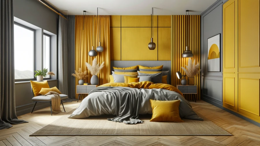 9 Striking Two-Color Combinations to Elevate Your Bedroom Walls