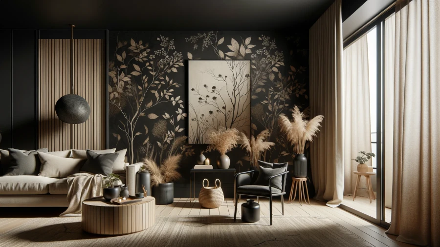 Transform Your Home with 8 Elegant Black Accent Wall Concepts