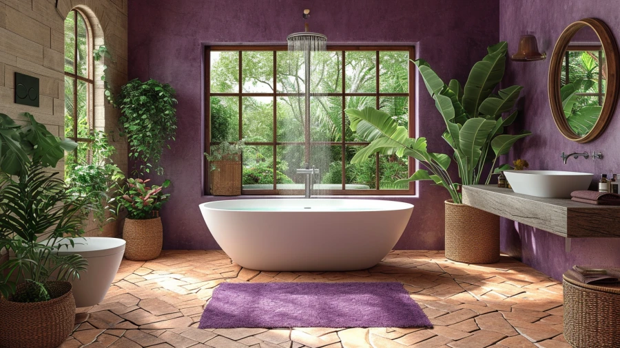 9 Mesmerizing Purple Bathroom Concepts to Elevate Your Home's Aesthetic