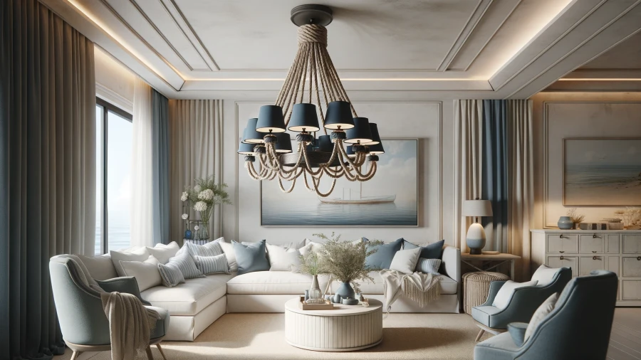 Enhance Your Living Room with 7 Coloured Chandelier Lighting Concepts
