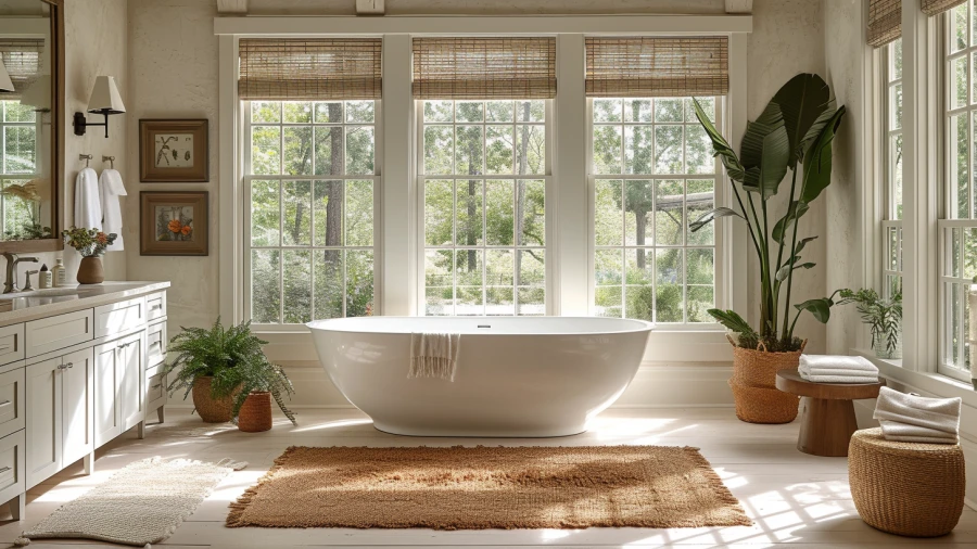 8 Charming Farmhouse Bathroom Inspirations for Your Residence