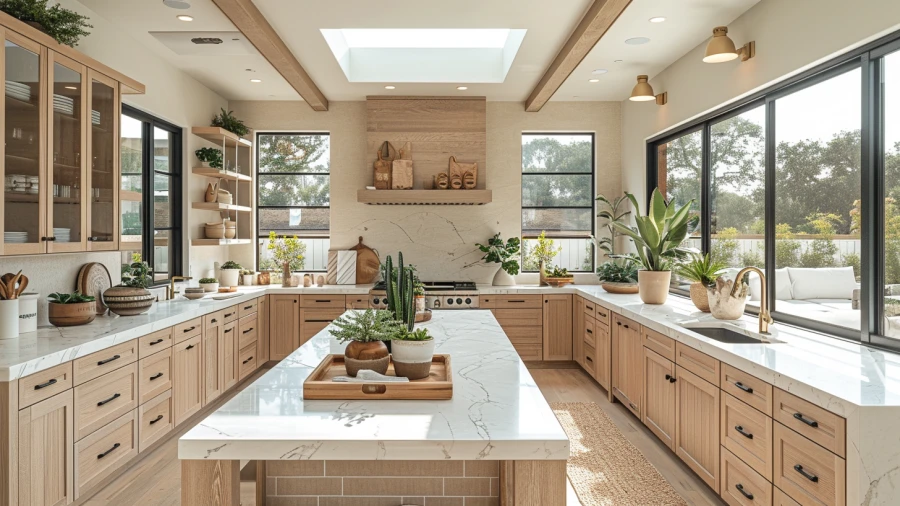 10 Bright Kitchens Featuring Light Wood Cabinets to Illuminate Your Home