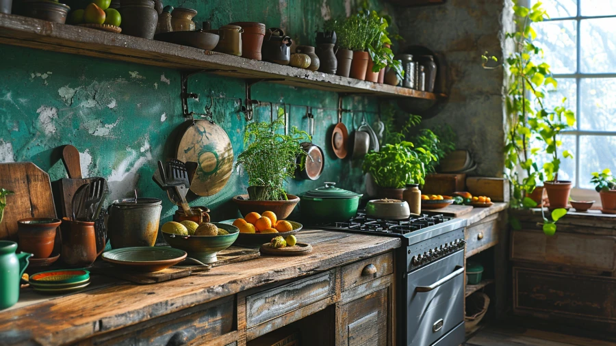8 Stylish Green Kitchen Ideas for Your Home, Blending Country to Modern