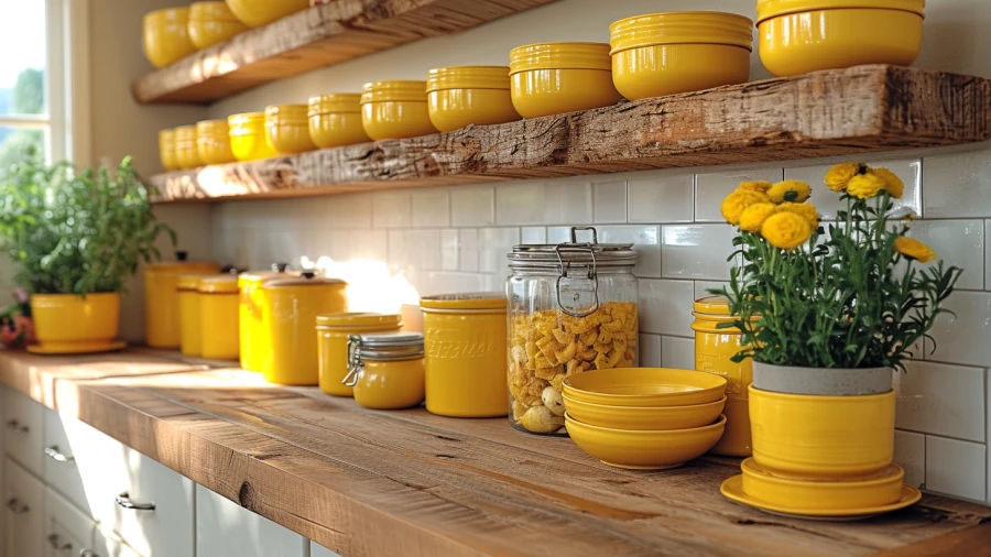Revitalize Your Home Cooking Area with 9 Vibrant Yellow Kitchen Design Concepts