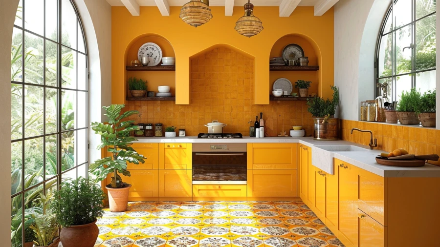 Revitalize Your Home Cooking Area with 9 Vibrant Yellow Kitchen Design Concepts