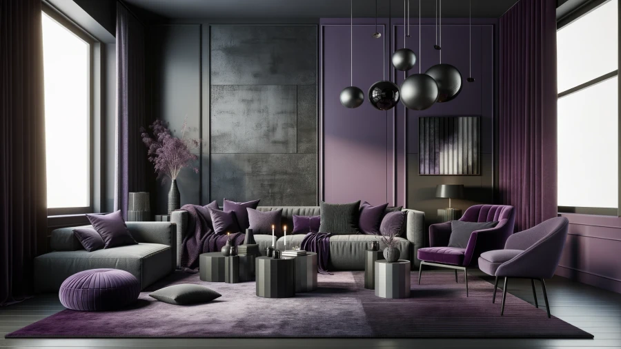 9 Stylish Color Combinations to Enhance Your Home Decor with Purple