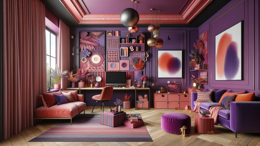 9 Stylish Color Combinations to Enhance Your Home Decor with Purple