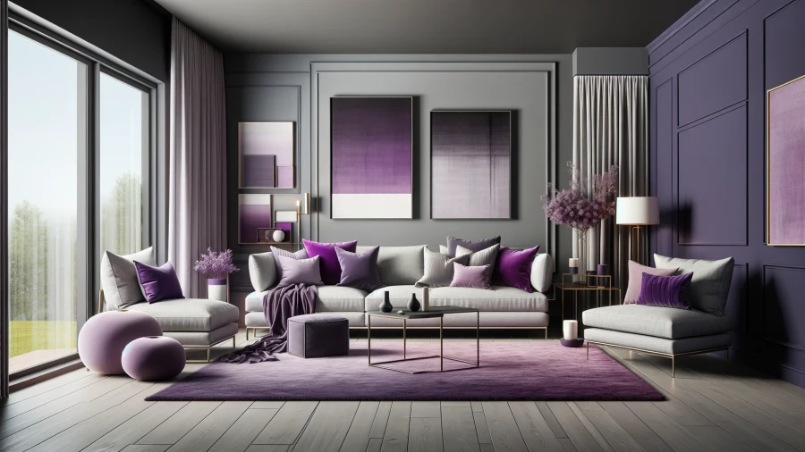 9 Stylish Color Combinations to Enhance Your Home Decor with Purple