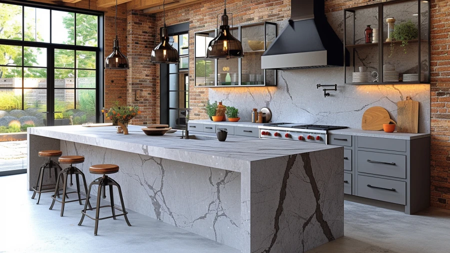 8 Breathtaking Waterfall Countertop Concepts to Enhance Your Home